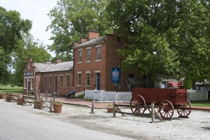 313-9281 Nauvoo IL Browning Home and Gun Shop, historical village